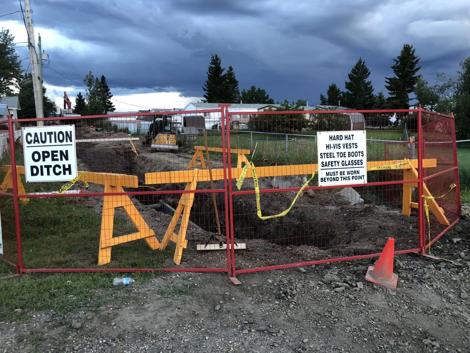 Safety on a RAM Excavating site